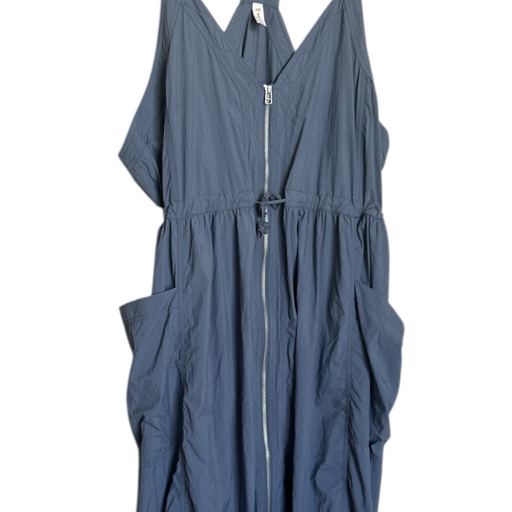Anthropologie Daily Practice- Free Fall Midi Dress- Slate blue/gray - Picture 8 of 8